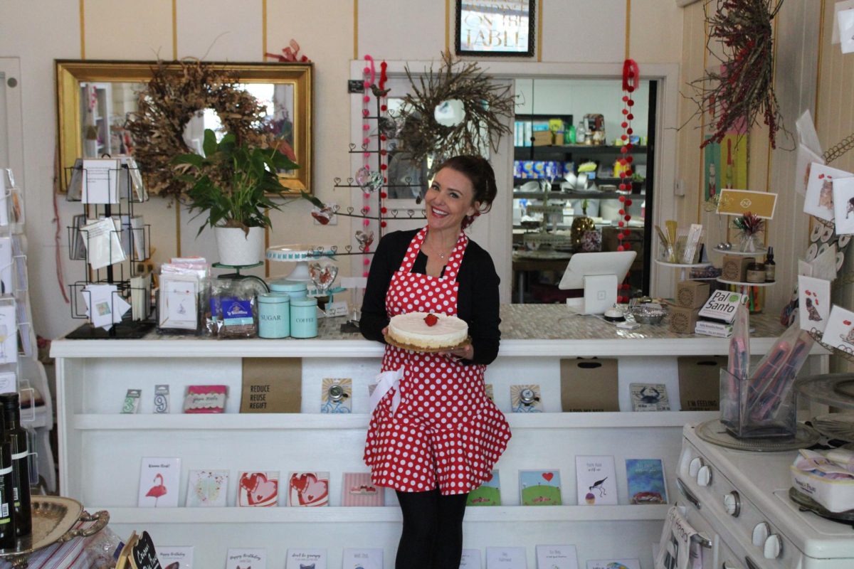 Cherith Spicer showcases her classic cheesecake