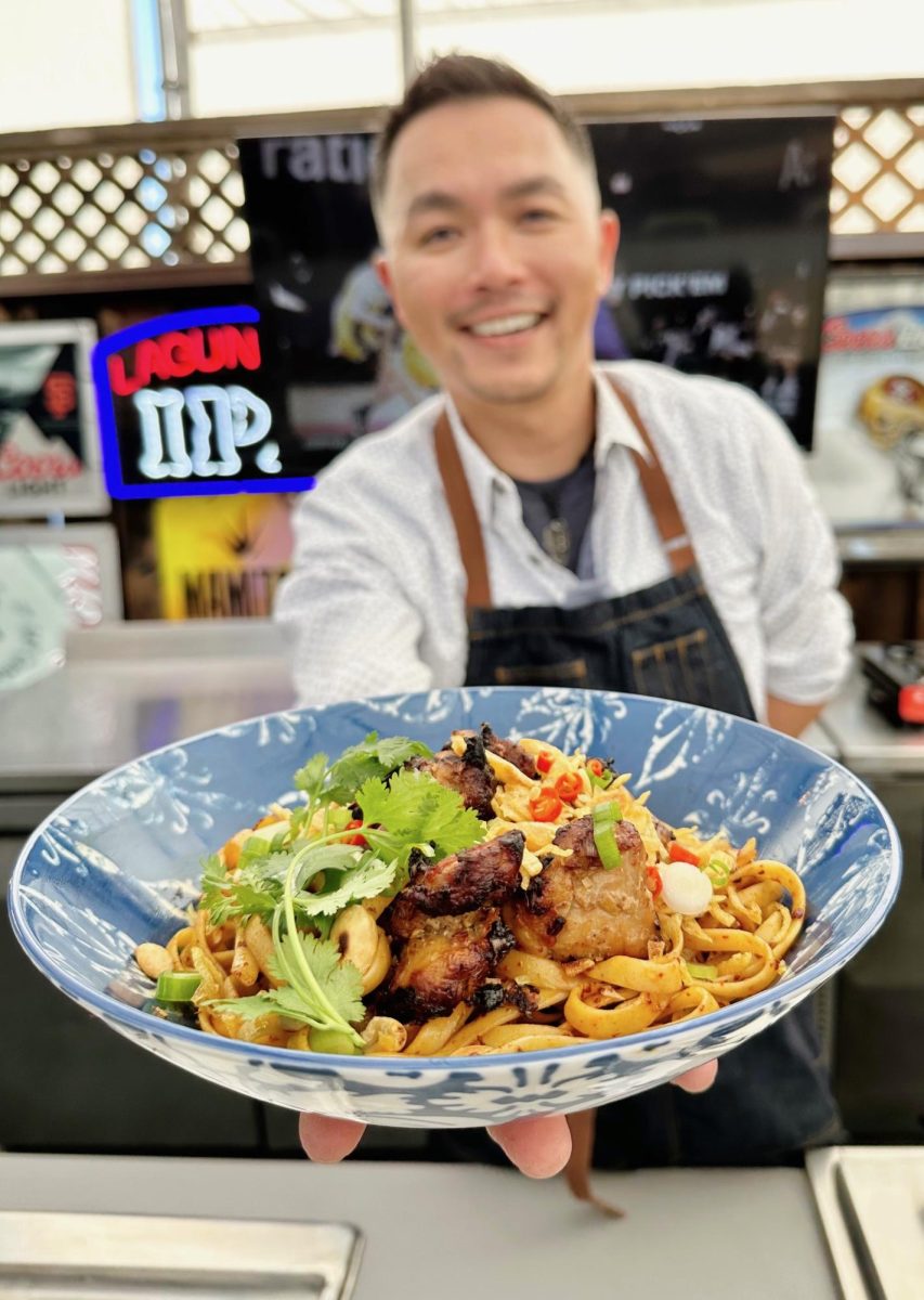 Chimichurri Chicken Noodles - Creating a fusion of Latin American and Asian flavors, Chef Jimmy Vo presents this delicious and savory combination