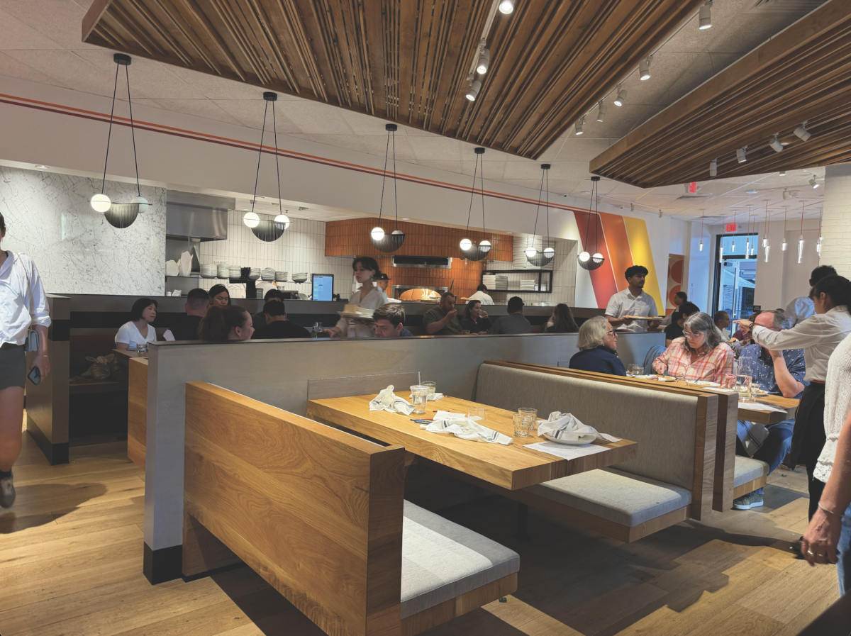 CASUAL VIBE — Delarosa fosters a vibrant and upbeat vibe with it’s interior